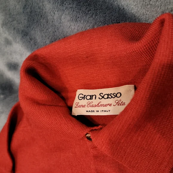 Gran Sasso Orange Sweater